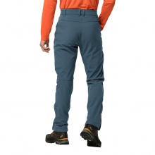 Jack Wolfskin Softshellhose Zenon für Wintertouren mit winddichter Vorderseite orionblau Herren